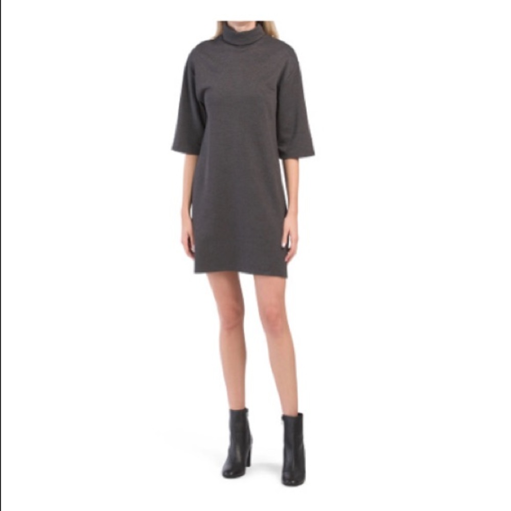 Zara mock turtleneck dress